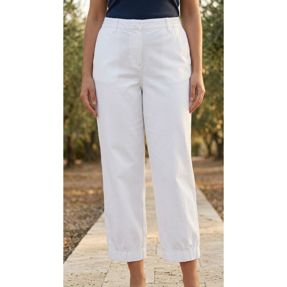 Liz Claiborne White 100% cotton Tailored pants | Sz 16